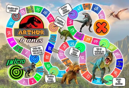 Dinossauro Tabuleiro