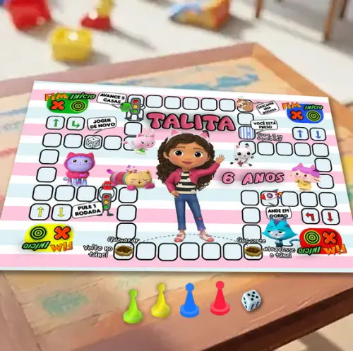 Jogo Ludo a Casa Mágica da Gabby
