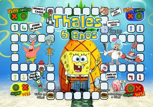 Jogo Ludo Bob Esponja