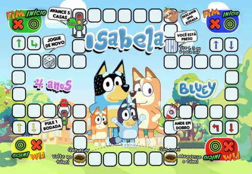 Jogo Ludo Bluey