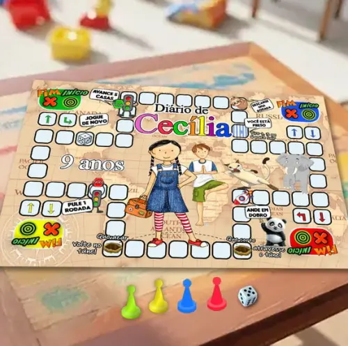 Jogo Ludo Diário de Pilar