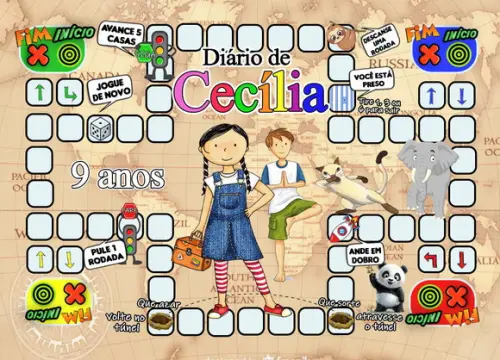 Jogo Ludo Diário de Pilar