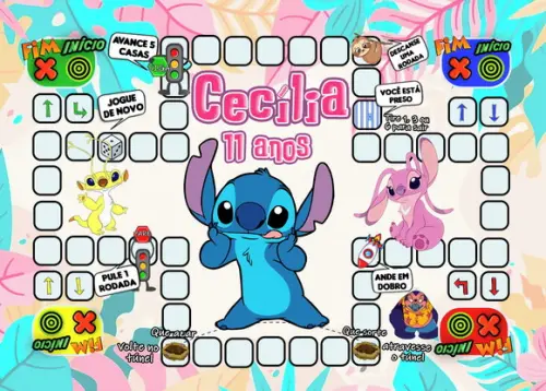 Jogo Ludo Lilo & Stich