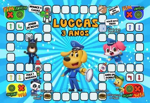 Jogo Ludo o Detetive Labrador