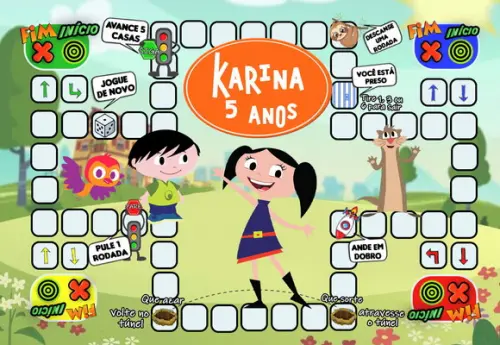 Jogo Ludo o Show da Luna