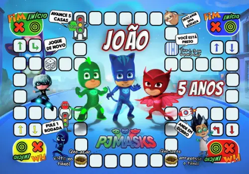 Jogo Ludo Pj Mask