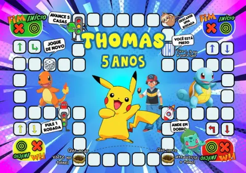 Jogo Ludo Pokémon