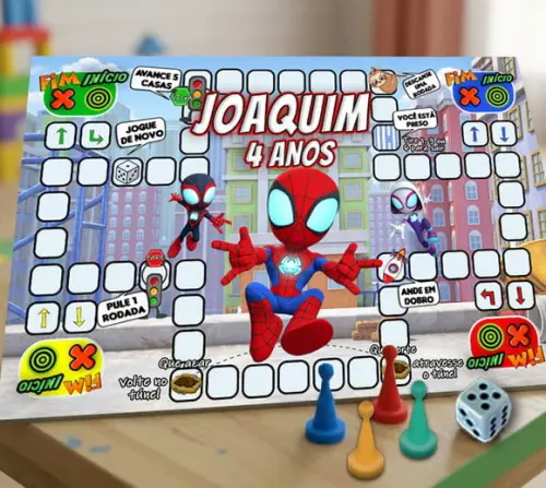 Jogo Ludo Spidey e Seus Amigos