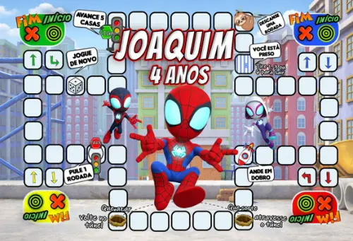 Jogo Ludo Spidey e Seus Amigos