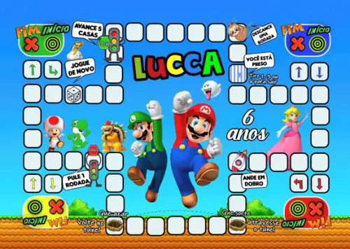 Jogo Ludo Super Mario