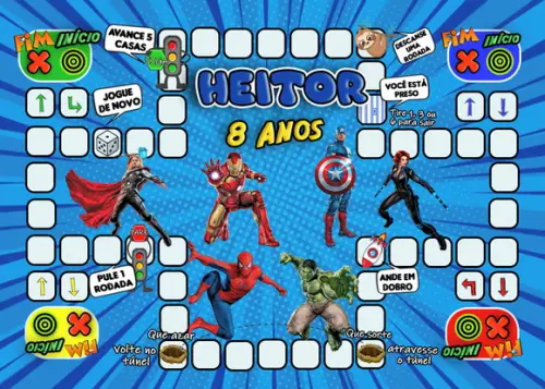 Jogo Ludo Vingadores