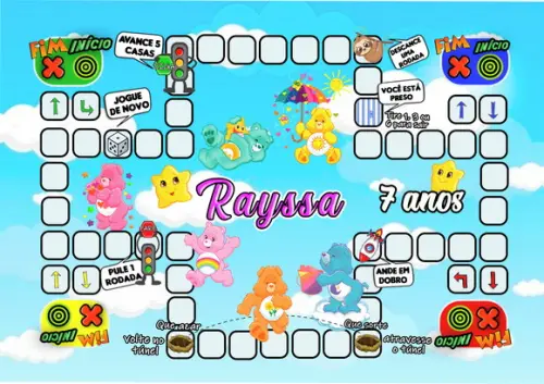 Jogo Ludo Ursinhos Carinhosos