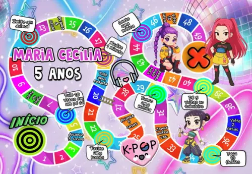K-pop Tabuleiro