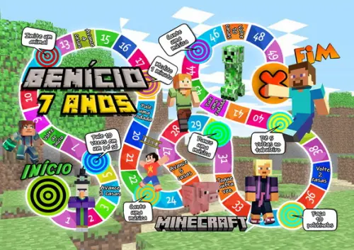 Minecraft Tabuleiro