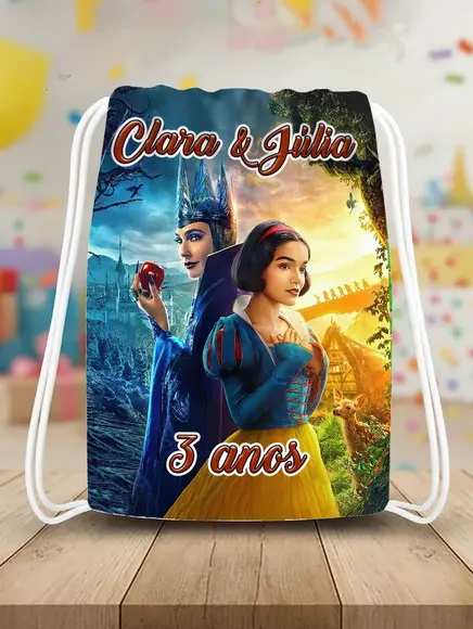 Mochilinha Saco Branca de Neve
