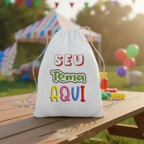 Mochilinha Saco Super Mario