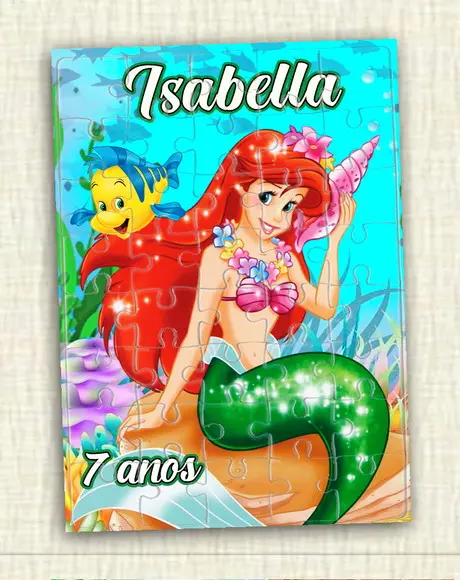 Quebra Cabeça a Pequena Sereia