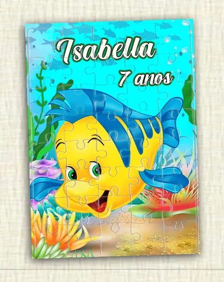 Quebra Cabeça a Pequena Sereia