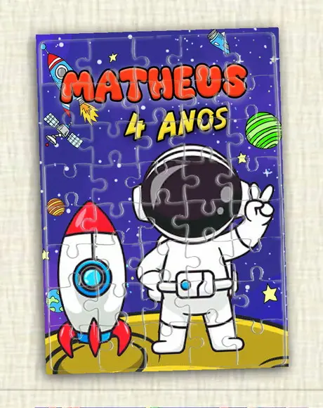 Quebra Cabeça Astronauta