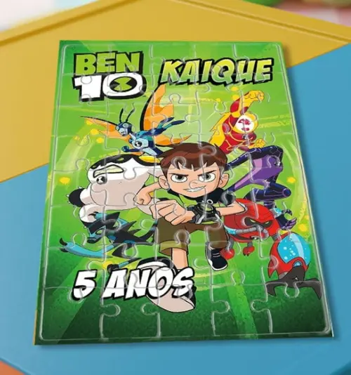 Quebra Cabeça Ben10 - 40 Peças