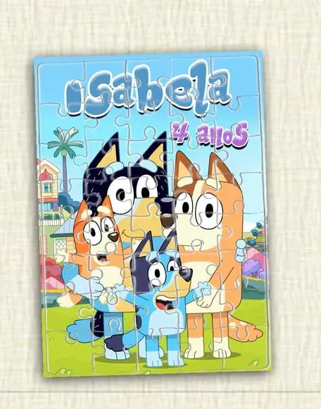 Quebra Cabeça Bluey * 40 Peças