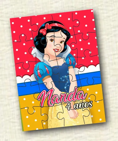 Quebra Cabeça Branca de Neve - 20 Peças