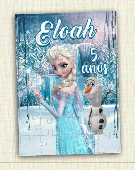 Quebra Cabeça Frozen * 40 Peças