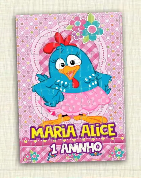 Quebra Cabeça Galinha Pintadinha * 40 Peças