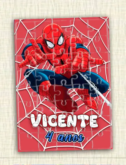 Quebra Cabeça Homem Aranha