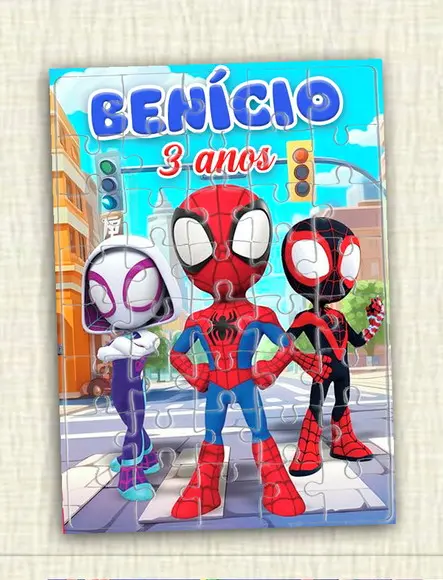 Quebra Cabeça Homem-aranha e Seus Amigos