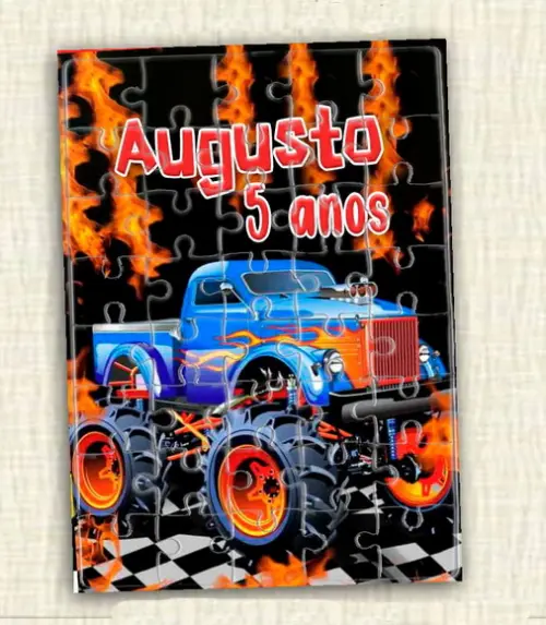 Quebra Cabeça Hot Wheels