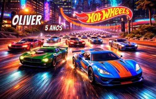 Quebra Cabeça Hot Wheels * 20 Peças