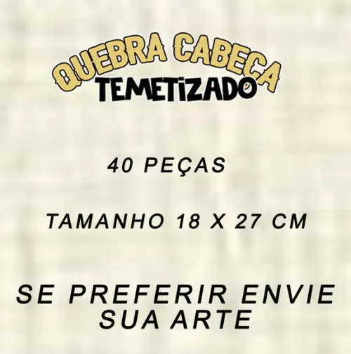 Quebra Cabeça Jesus É Meu Herói 40 Peças