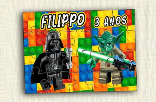 Quebra Cabeça Lego * 20 Peças