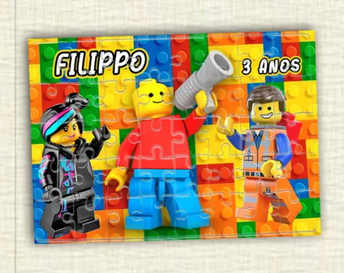 Quebra Cabeça Lego * 40 Peças