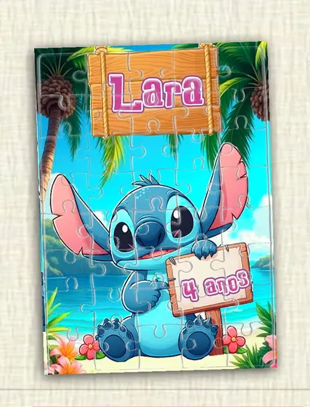 Quebra Cabeça Lilo & Stitch