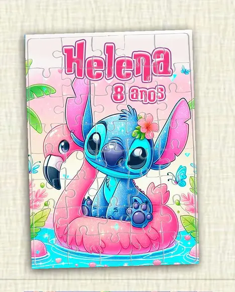 Quebra Cabeça Lilo & Stitch