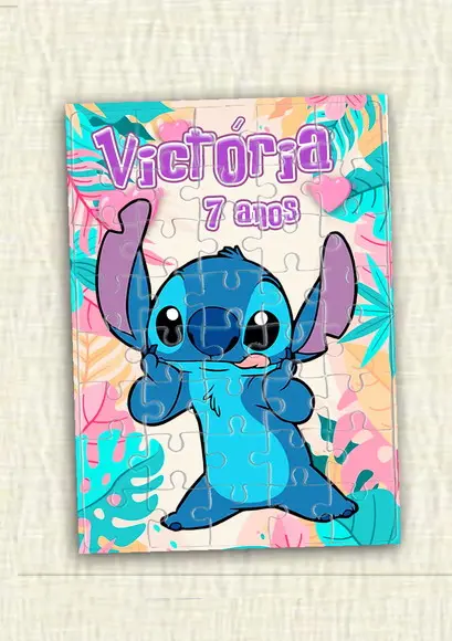Quebra Cabeça Lilo & Stitch