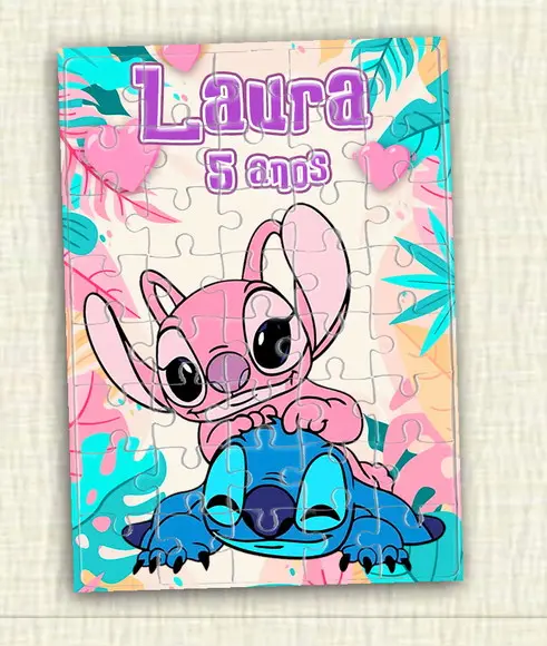 Quebra Cabeça Lilo & Stitch