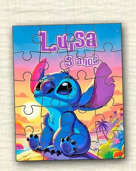 Quebra Cabeça Lilo & Stitch - 20 Peças