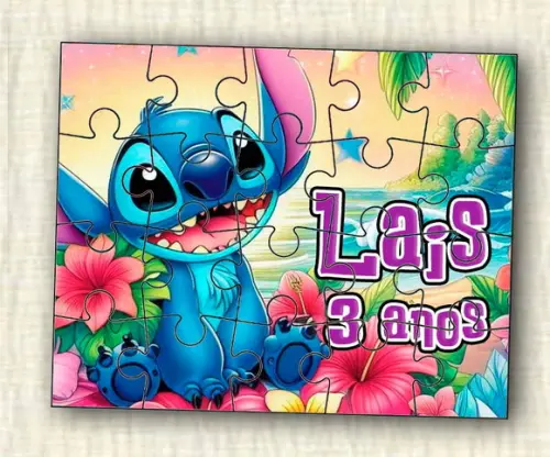 Quebra Cabeça Lilo & Stitch - 20 Peças