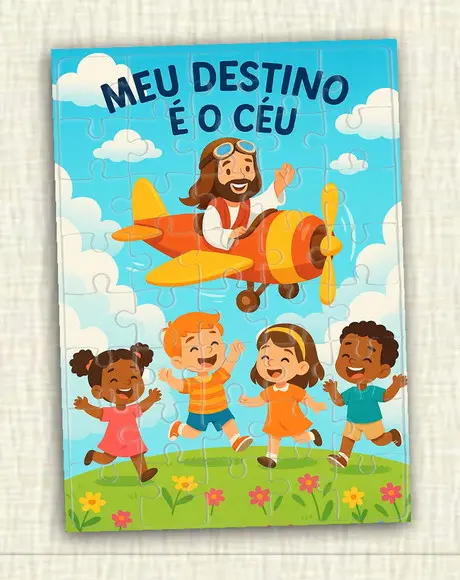 Quebra Cabeça Meu Destino É o Céu