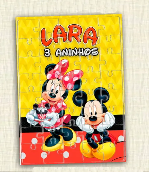Quebra Cabeça Mickey