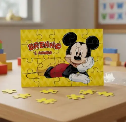Quebra Cabeça Mickey * 20 Peças