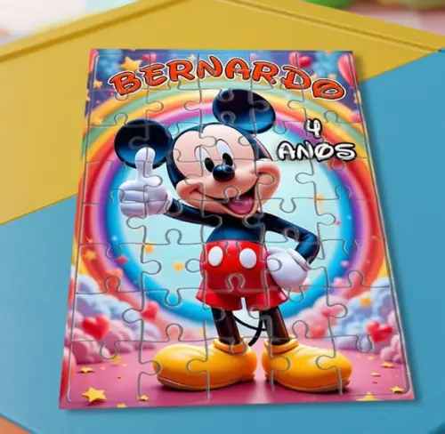 Quebra Cabeça Mickey * 40 Peças