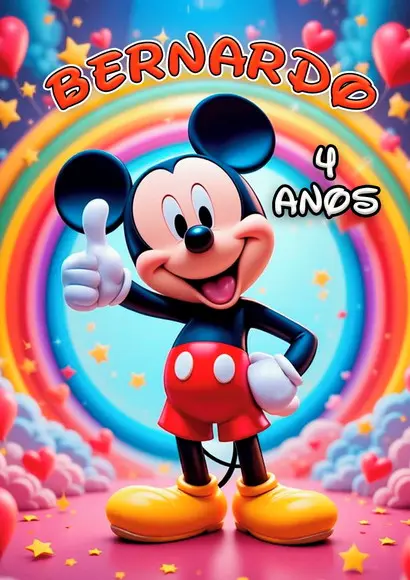 Quebra Cabeça Mickey * 40 Peças