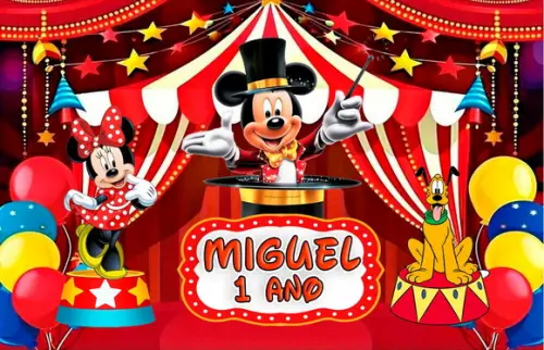 Quebra Cabeça Mickey Circo * 40 Peças
