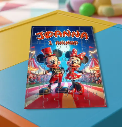 Quebra Cabeça Mickey Circo * 40 Peças