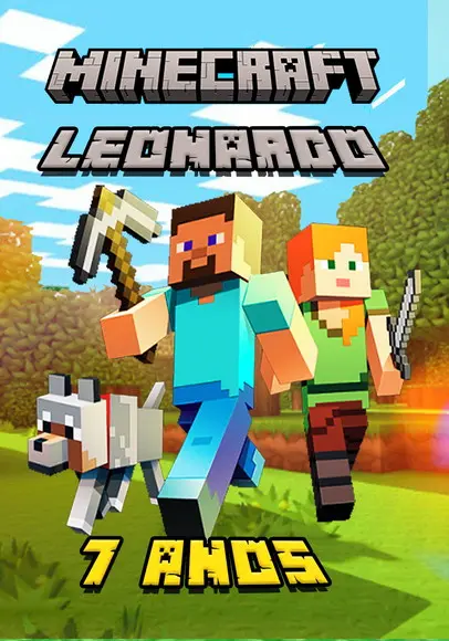 Quebra Cabeça Minecraft * 40 Peças