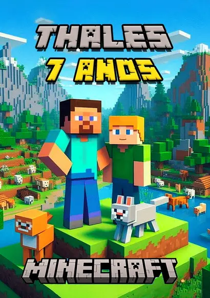 Quebra Cabeça Minecraft * 40 Peças